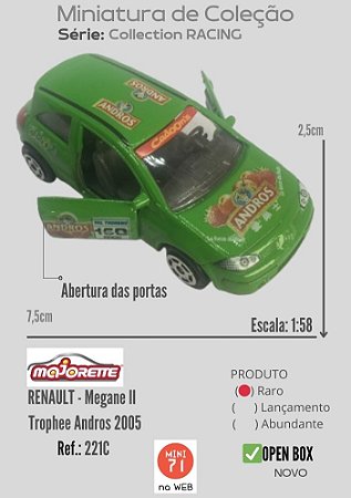 Miniatura Majorette | RENAULT Megane II  1/58 - Loose