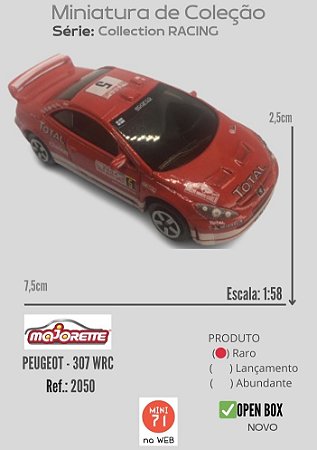 Miniatura Majorette | PEUGEOT 307 WRC 1/58 - Loose