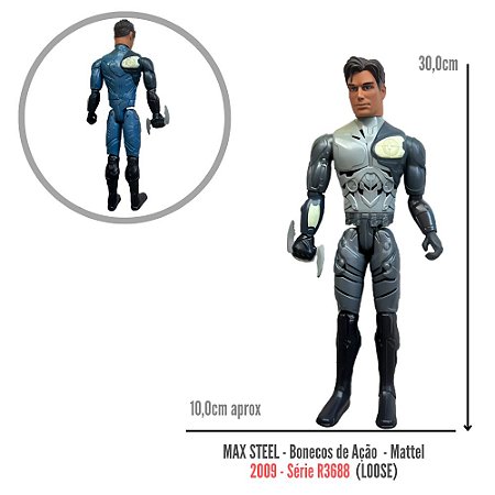 Max Steel - Boneco de Ação - Original - R3688 | Mattel (Loose)