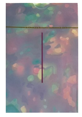 Baralho fluid color design abstrato (azul)