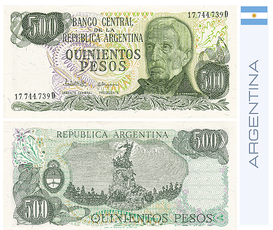Argentina - Cédula de 500 Pesos 1982 - P-303c - FE