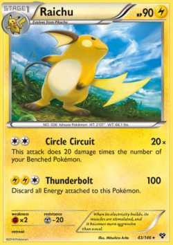 Raichu (043/146) Foil