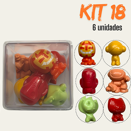 kit n. 18 - Bonecos Gogos 6 unidades - Panini | Loose