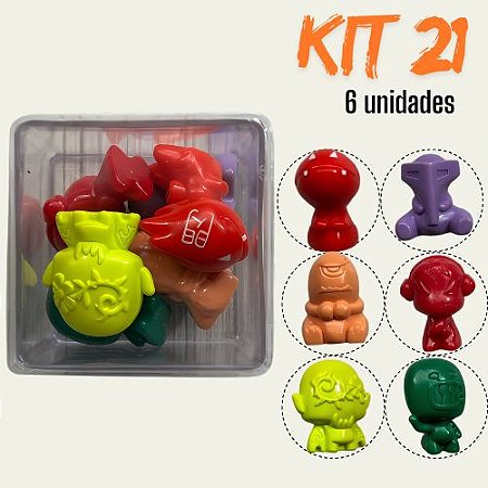 kit n. 21 - Bonecos Gogos 6 unidades - Panini | Loose