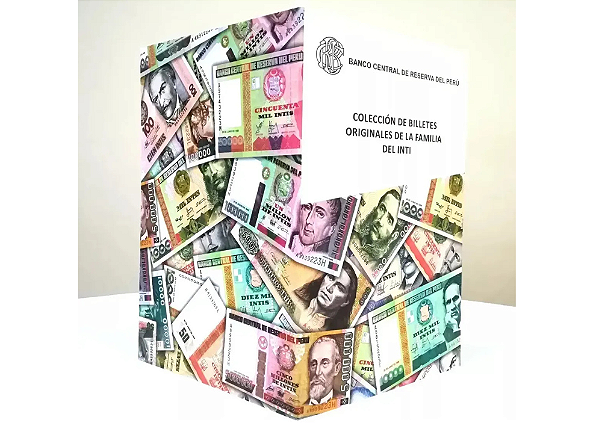 Pack completo de cédulas originais da Família Del Inti Peru