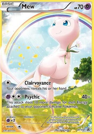 Carta Pokemon Mew Ex + 25 Cartas