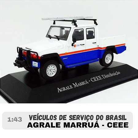 Miniatura em Metal 1:43 - Agrale Marruá - CEEE Distribuição