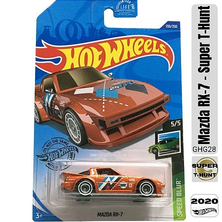 Hot Wheels - Mazda RX-7 - Super T-Hunt - GHG28 | Escala 1/64