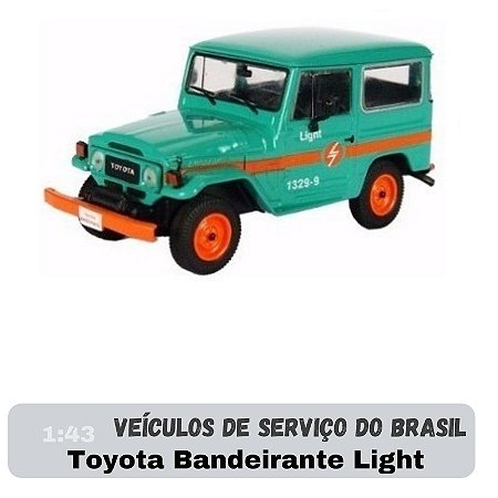 Miniatura em Metal 1:43 Toyota Bandeirante Light