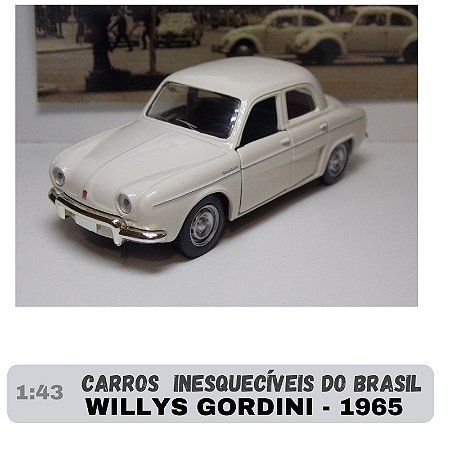 Miniatura em Metal 1:43 Willys Gordini - 1965