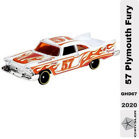 Hot Wheels - 57 Plymouth Fury - GHD67