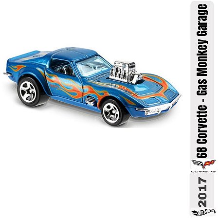 Hot Wheels - 68 Corvette - Gás Monkey Garage - Flame - FJX72