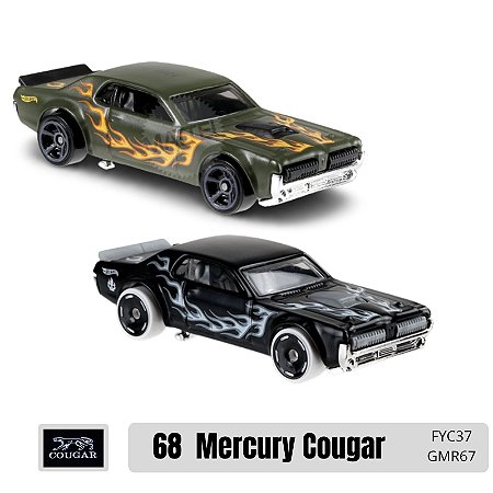 Hot Wheels - 68 Mercury Cougar - HW Flames