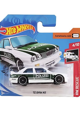 Miniatura Hot Wheels - 92 BMW M3 (Branca) - GHC61 | 1:64