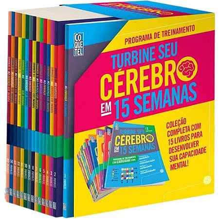 Box 15 Livros - Turbine seu Cérebro em 15 Semanas - Coquetel