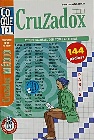 Coquetel Cruzadox - Nível médio - Coletânea de 144 páginas