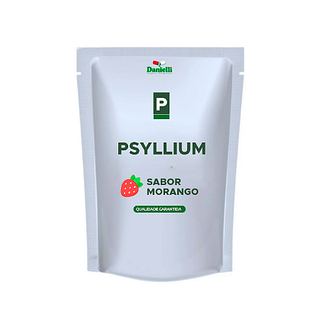 Psyllium 1g – 60 envelopes – Sabor Morango