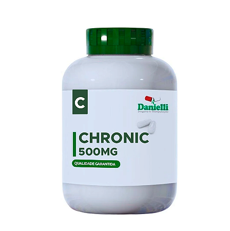 CHRONIC 500mg - 30 Cápsulas - Previne e diminui dores musculares