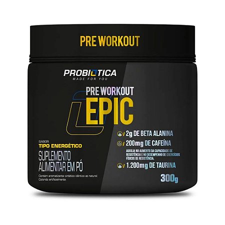 Epic Pré Workout - 300g - Probiótica