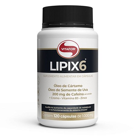 Lipix 6 - 1000mg - 120 Cáp - Vitafor