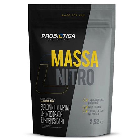Massa Nitro - 2,5Kg - Probiótica