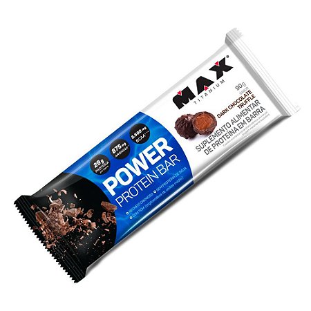Barra de Proteína Power Protein Bar - 1 Unidade - Max Titanium