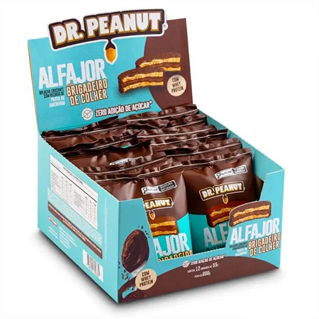 Alfajor Caixa - 12 Unidades 55G - Dr Peanut