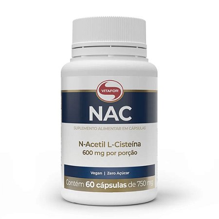 NAC - 60 Cápsulas - Vitafor