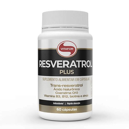 Resveratrol Plus - 60 Cápsulas - Vitafor