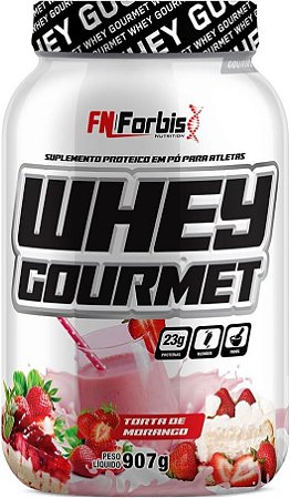 Kit 2 UN Whey Gourmet Pote - 907g - Torta de Morango - FN
