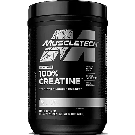 Creatina 100% Platinum - 400g - MuscleTech