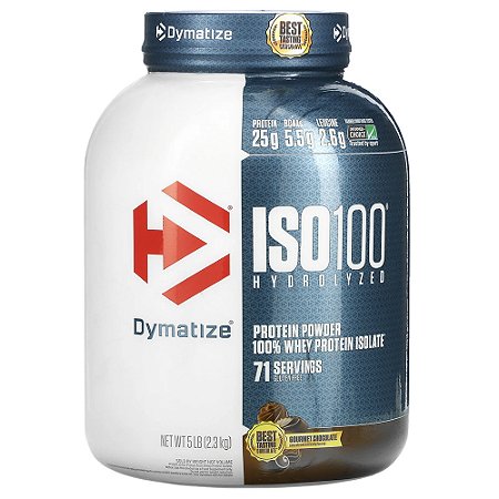 ISO 100 - 100% Whey Protein Isolado Hydrolizado  - 2,3 Kg - Dymatize