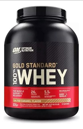 Whey Gold Standard - Salted Caramel - 2.27kg - Optimum Nutrition