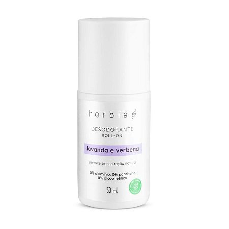 Desodorante Roll-on Lavanda e Verbena 50mL - Herbia