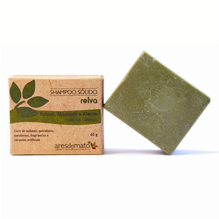 Shampoo em Barra Relva - Cabelos Oleosos 65g - Ares de Mato