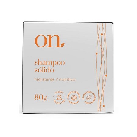 Shampoo em Barra Nutritivo - Cabelos Secos a Mistos 80g - Orgânico Natural