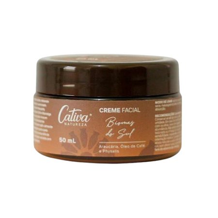 Creme Facial Biomas 50mL - Cativa Natureza