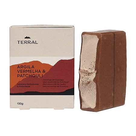 Sabonete Argila Vermelha - Pele Madura 130g - Terral