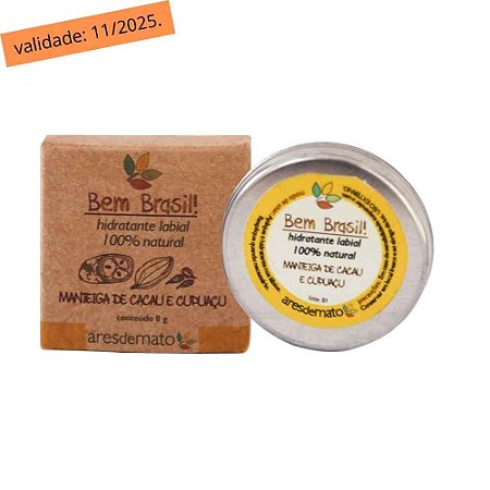 Hidratante Labial Bem Brasil 8g - Ares de Mato