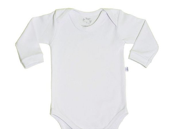 Body Manga Comprida Branco