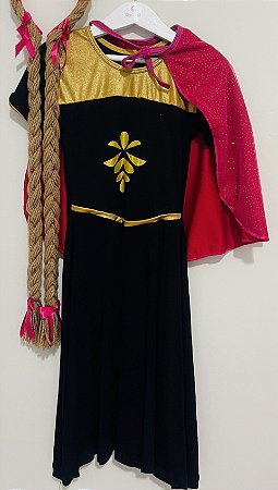 Vestido de Princesa Infantil Ana Frozen 2 - Fantasia