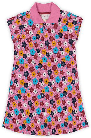 Vestido Polo Flores - MARISOL