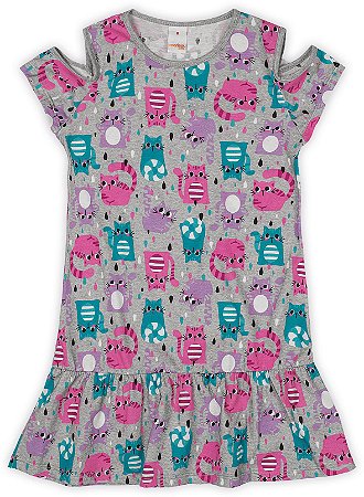 Vestido Gatinhos - MARISOL