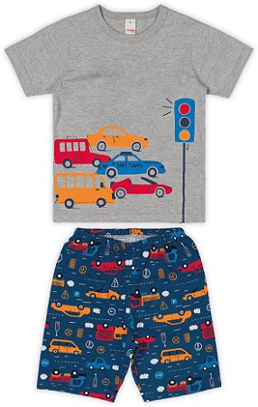 Conjunto Play Cinza-MARISOL