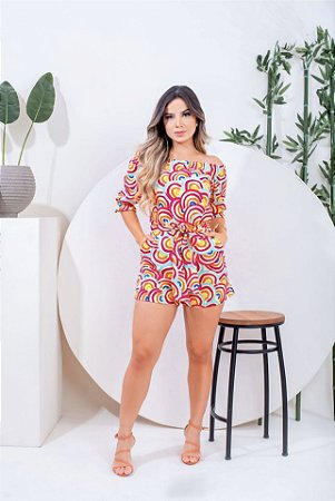 Macaquinho Arco íris Mãe