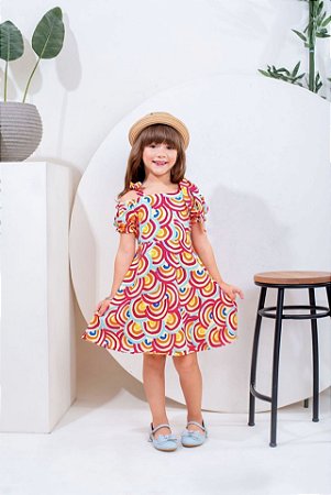 Vestido Arco Íris - Filha