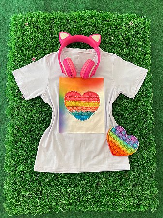 Camisa Pop It Coração