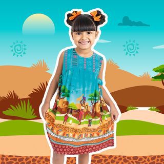 Vestido Infantil África