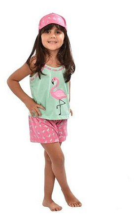 Pijama Flamingo Filha