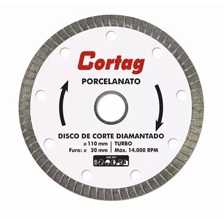 Disco para porcelanato Cortag